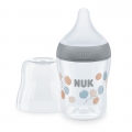 NUK PERFECT MATCH BIBERON PP TETINA DE SILICONA FLUJO S 150 ML ALGODON
