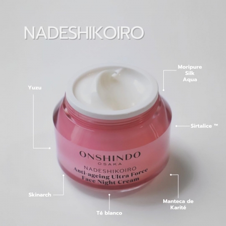 ONSHINDO OSAKA NADESHIKOIRO CREMA NOCHE ANTIEDAD PIEL SECA 50 ML