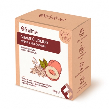FARLINE CHAMPU SOLIDO Y ACONDICIONADOR 2 EN 1 60 G