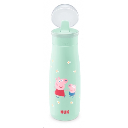 NUK BOTELLA MINI-ME FLIP CON BOQUILLA PEPPA PIG 450 ML -BAJA-