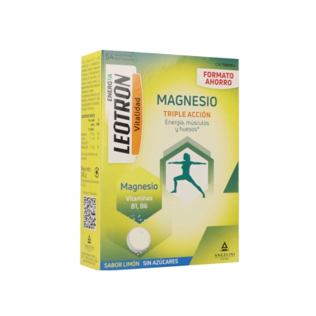 LEOTRON MAGNESIO 54 COMPRIMIDOS EFERVESCENTES