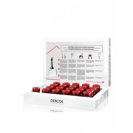 VICHY DERCOS AMINEXIL MUJER  21 AMPOLLAS ANTICAIDA