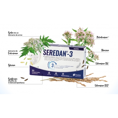 SEREDAN-3 30 COMPRIMIDOS