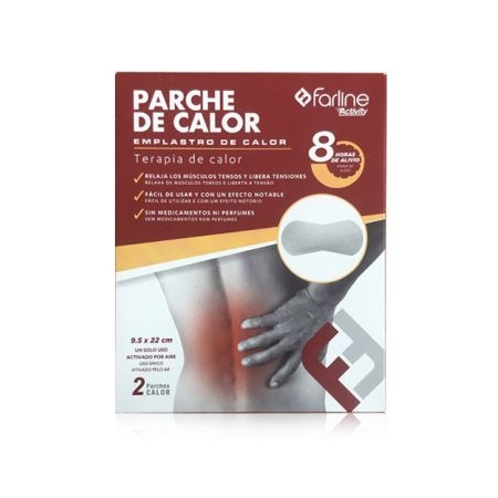 FARLINE ACTIVITY 2 PARCHES GRANDES CALOR LUMBAR 22 CM X 9,5 CM