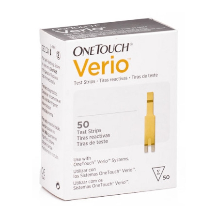 ONETOUCH VERIO 50 TIRAS REACTIVAS PARA GLUCEMIA