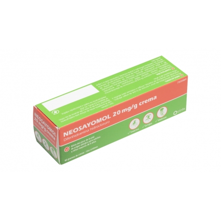 NEOSAYOMOL 20 MG/G CREMA 1 TUBO 60 G