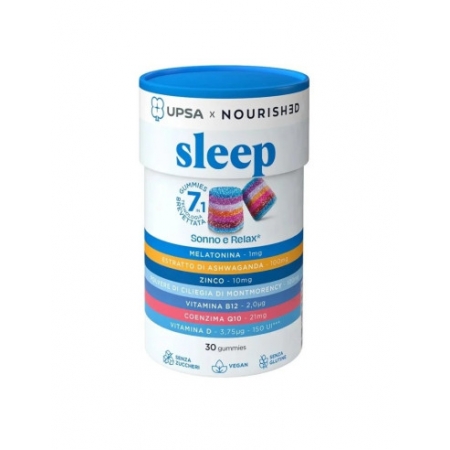 UPSA X NOURISHED SLEEP 30 GUMMIES SABOR AFRUTADO