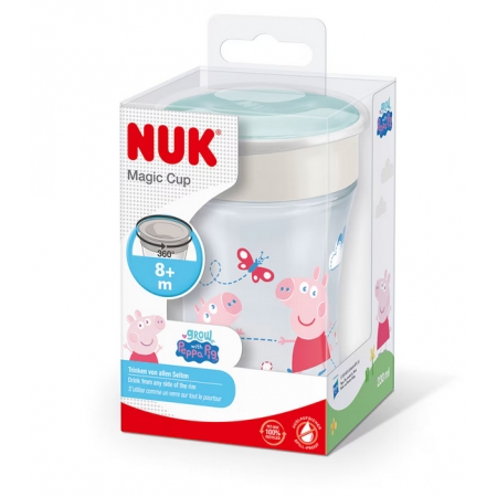 NUK MAGIC CUP PEPPA PIG +8 MESES 230 ML