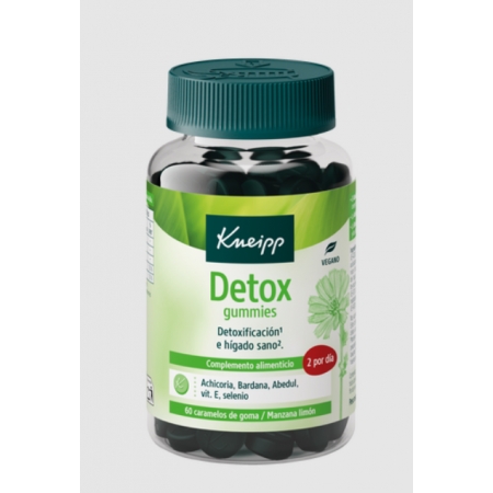KNEIPP DETOX GUMMIES 60 CARAMELOS DE GOMA SABOR MANZANA LIMON
