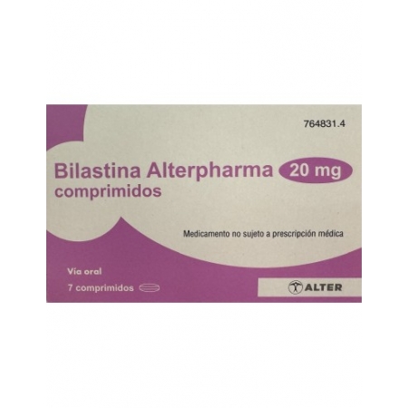 BILASTINA  ALTERPHARMA 20 MG 7 COMPRIMIDOS