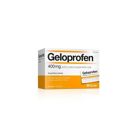 GELOPROFEN 400 MG 20 COMPRIMIDOS RECUBIERTOS