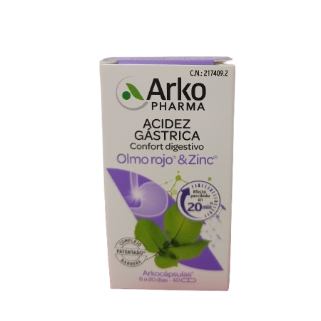 ARKOCAPSULAS CONFORT DIGESTIVO 40 CÁPSULAS