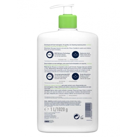 CERAVE LIMPIADORA HIDRATANTE 1000 ML