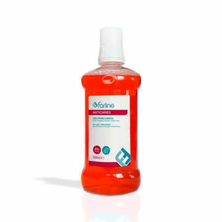 FARLINE ENJUAGUE BUCAL ANTICARIES SIN ALCOHOL 500 ML
