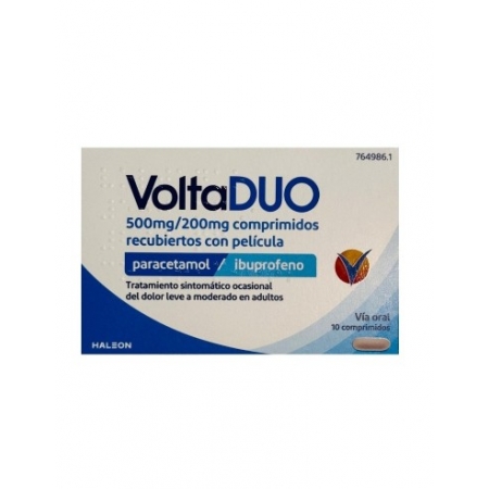 VOLTADUO 500 MG/200 MG 10 COMPRIMIDOS RECUBIERTOS