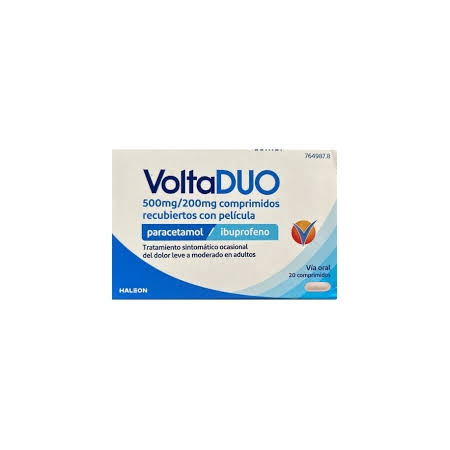 VOLTADUO 500 MG/200 MG 20 COMPRIMIDOS RECUBIERTOS
