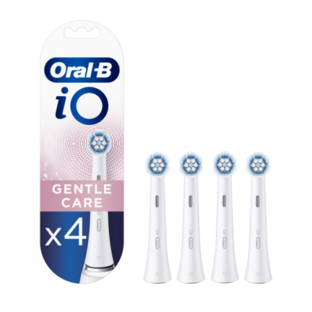 ORAL-B 4 RECAMBIOS IO GENTLE CARE BLANCOS