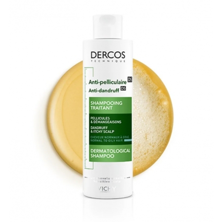 DERCOS CHAMPU ANTICASPA DS CABELLO GRASO 400 ML