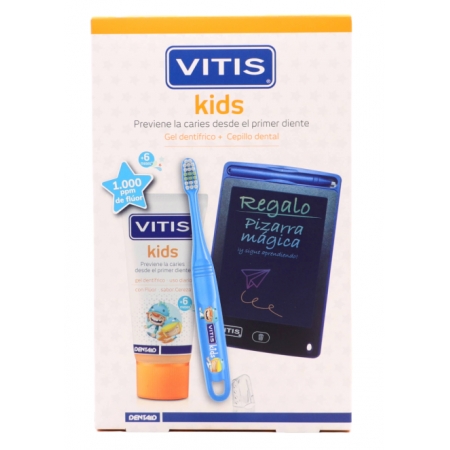 VITIS KIDS GEL DENTIFRICO + CEPILLO + GADGET 1 ENVASE 50 ML