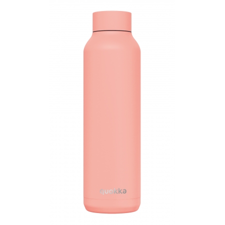 QUOKKA BOTELLA ACERO INOXIDABLE SOLID PASTEL PEACH 630 ML