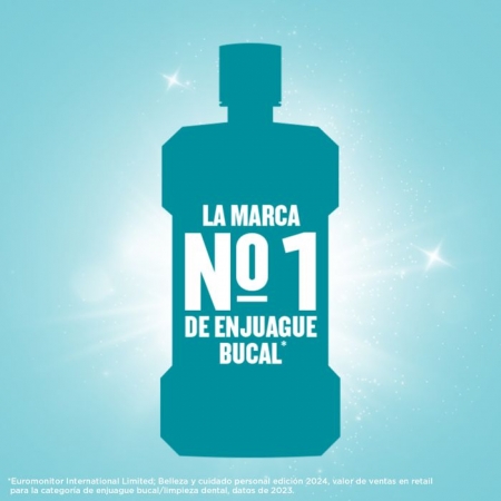 LISTERINE MENTOL SABOR SUAVE ZERO ALCOHOL 750 ML