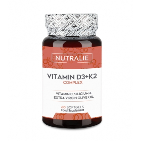 NUTRALIE VITAMIN D3 + K2 COMPLEX 60 CAPSULAS
