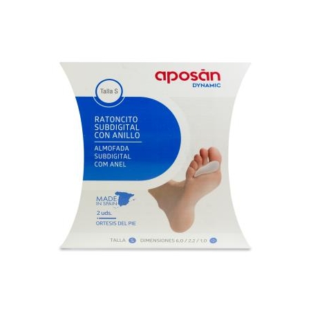 APOSAN DYNAMIC RATONCITO SUBDIGITAL CON ANILLO  2 UNIDADES TALLA S