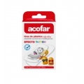 ACOFAR 16 TIRAS ADHESIVAS INFANTILES TATTOO EMOJI