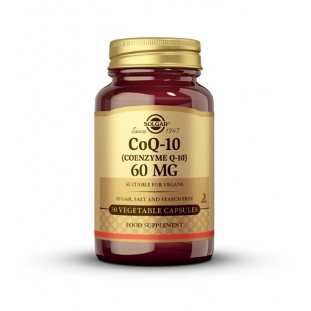 SOLGAR COENZIMA Q-10 60 MG 30 CAPSULAS VEGETALES
