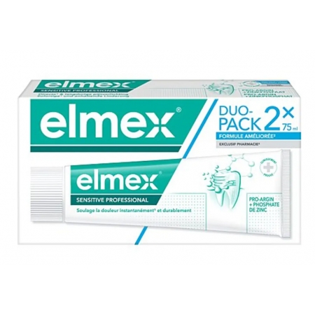 ELMEX DUPLO SENSITIVE PROFESIONAL 2 X 75 ML
