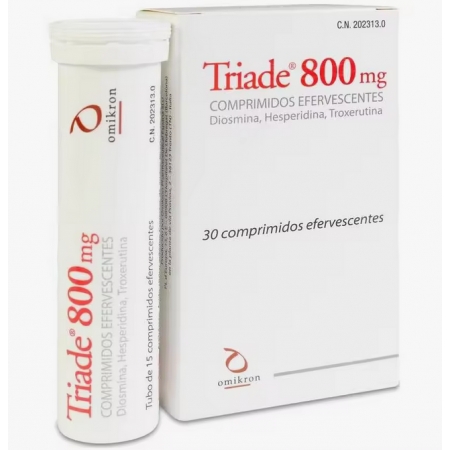 TRIADE 800 MG 30 COMPRIMIDOS EFERVESCENTES