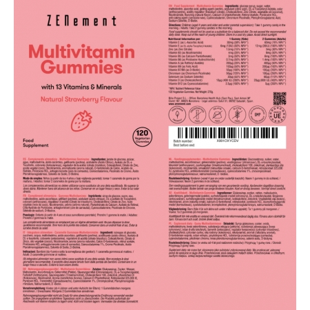 ZENEMENT MULTIVITAMINAS GOMINOLAS 120 GUMMIES