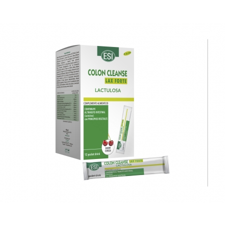 COLON CLEANSE LAX FORTE LACTULOSA 12 POCKET DRINK 20 ML SABOR CEREZA