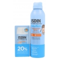 ISDIN PACK PEDIATRIC TRANSPARENT SPRAY 200 ML + FUSION WATER PEDIATRIC MAGIC 50 ML