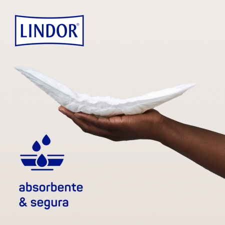LINDOR LADY PAD 4 GOTAS INCONTINENCIA ORINA LIGERA 28 COMPRESAS