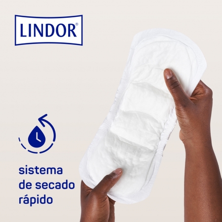 LINDOR LADY PAD 3 GOTAS INCONTINENCIA ORINA NORMAL 28 COMPRESAS