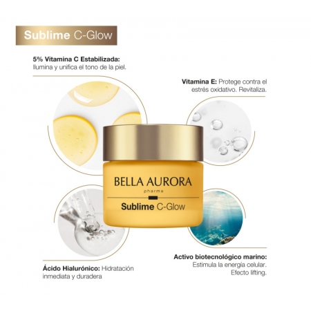 BELLA AURORA SUBLIME C GLOW CREMA ILUMINADORA INTENSIVA 50 ML