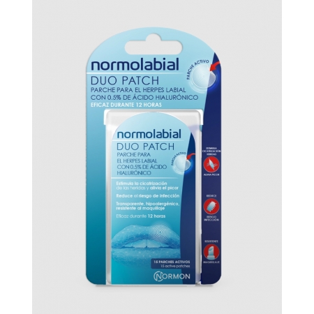NORMOLABIAL DUO PATCH 15 PARCHES LABIALES