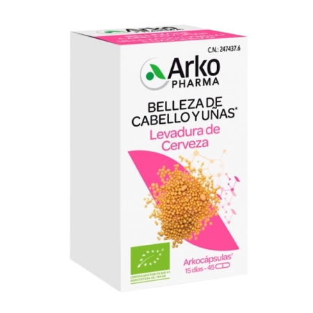 ARKOCAPSULAS LEVADURA DE CERVEZA 45 CAPSULAS
