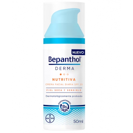BEPANTHOL DERMA NUTRITIVA CREMA FACIAL DIARIA SPF25 50 ML
