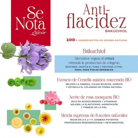 E´LIFEXIR DERMO ANTI-FLACIDEZ BAKUCHIOL ACEITE REMODELADOR AVANZADO 100 ML