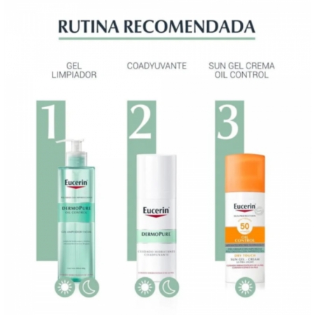 EUCERIN DERMOPURE OIL CONTROL CUIDADO HIDRATANTE COADYUVANTE 50 ML