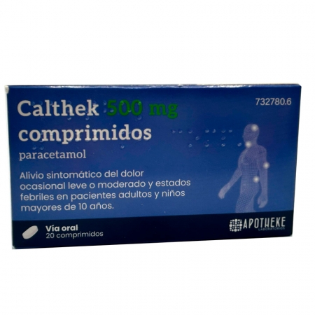 CALTHEK 500 MG 20 COMPRIMIDOS