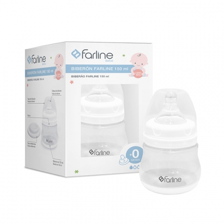 FARLINE BEBE BIBERON 150 ML TETINA SILICONA FLUJO LENTO