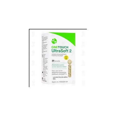 ONETOUCH ULTRASOFT 2 25 LANCETAS
