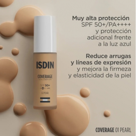 ISDIN COVERAGE MAQUILLAJE SPF50+ 30 G COLOR 1.0 PEARL