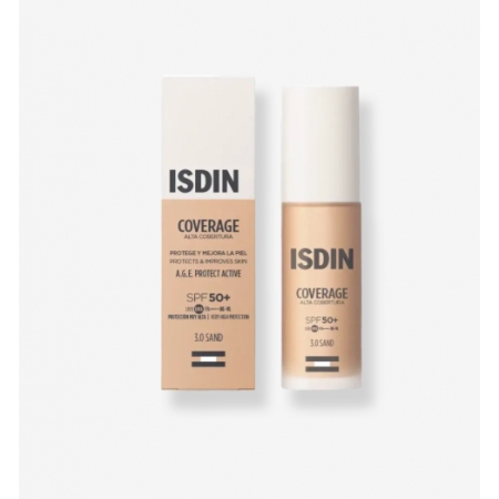 ISDIN COVERAGE MAQUILLAJE SPF50+ 30 G COLOR 3.0 SAND