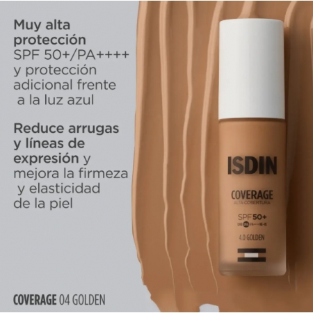 ISDIN COVERAGE MAQUILLAJE SPF50+ 30 G COLOR 4.0 GOLDEN