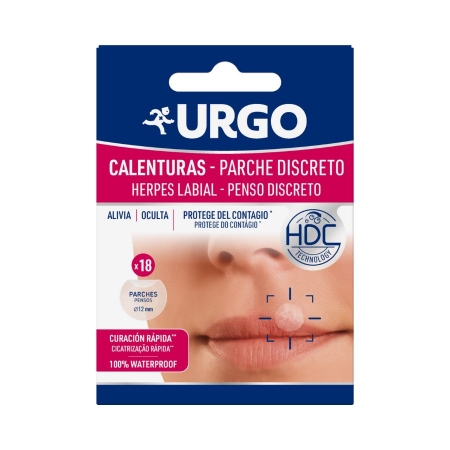URGO 18 PARCHES PARA CALENTURAS