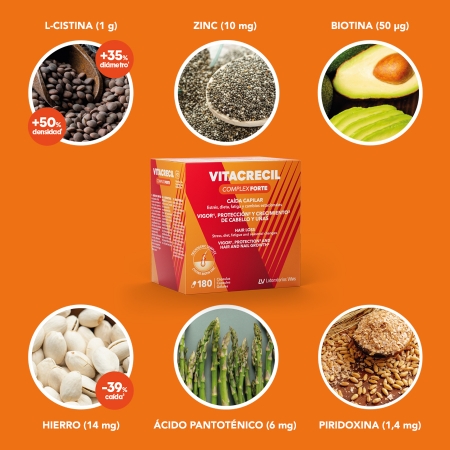VITACRECIL COMPLEX FORTE 180 CAPSULAS
